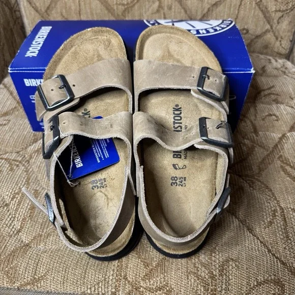 Birkenstock Milano CT Women's Size 7 US 38 EU Tobacco Brown Leather Sandals  is available for purchase on au PAY Market - Imported Goods Online Store  Co.Ltd. | au PAY Market